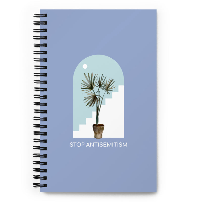 Stop Antisemitism | Plants & Flowers Edition | Spiral Notebook