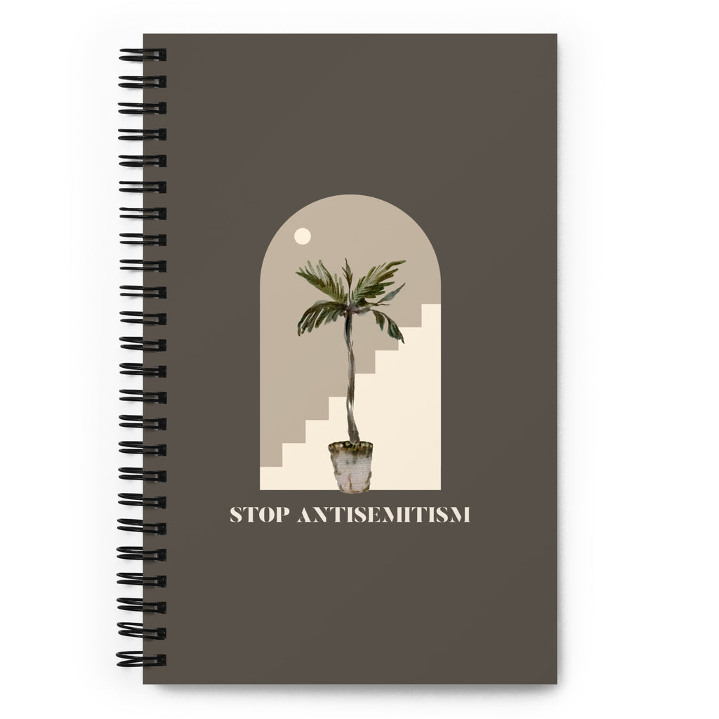 Stop Antisemitism | Plants & Flowers Edition | Spiral Notebook