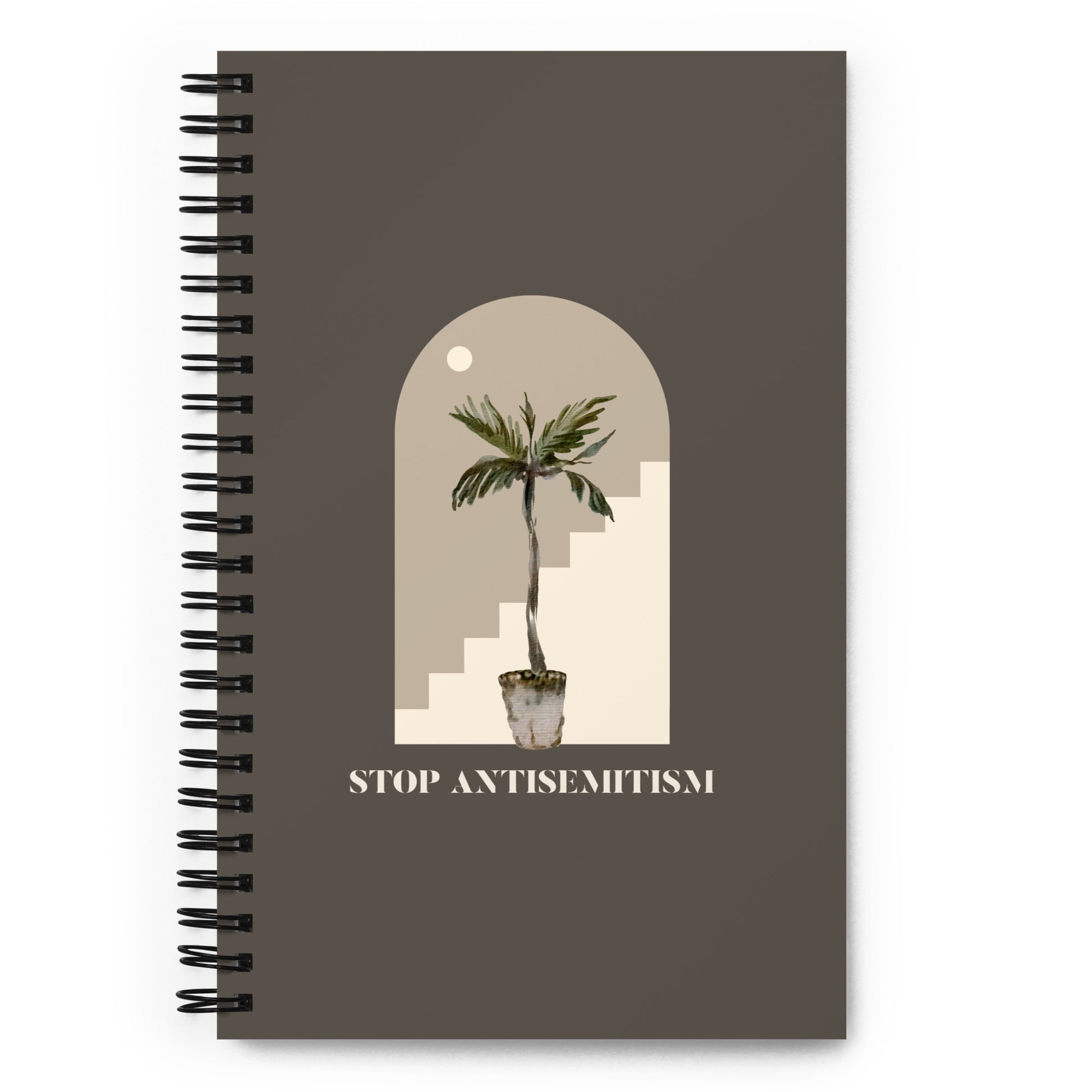 Stop Antisemitism | Plants & Flowers Edition | Spiral Notebook