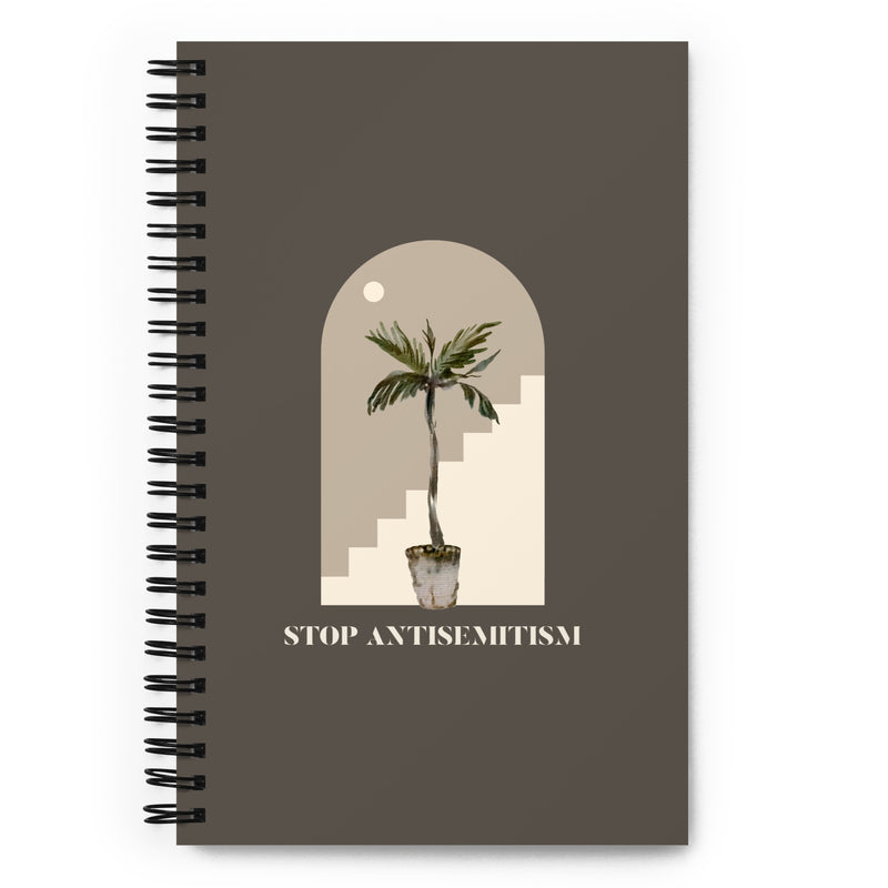 Stop Antisemitism | Plants & Flowers Edition | Spiral Notebook