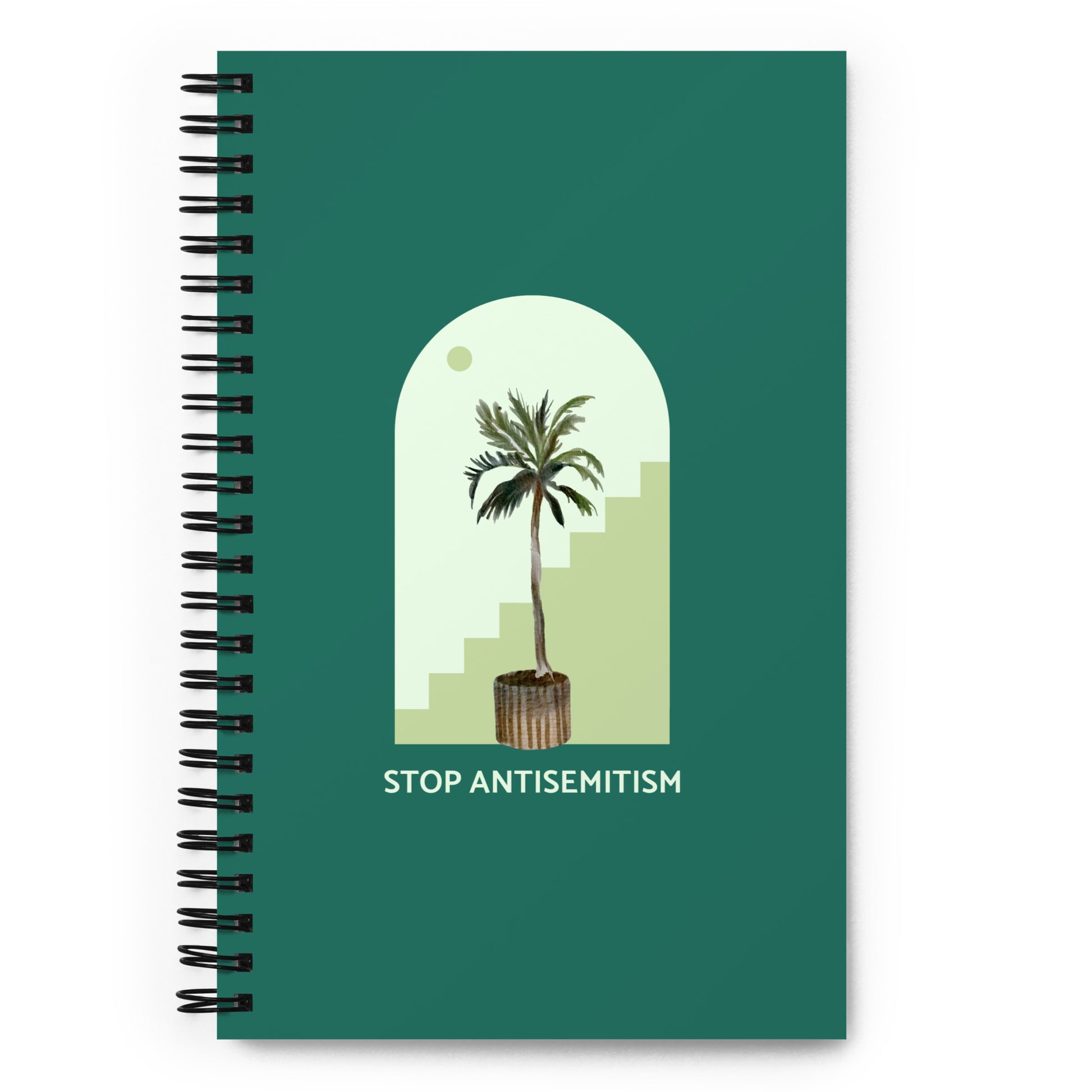 Stop Antisemitism | Plants & Flowers Edition | Spiral Notebook
