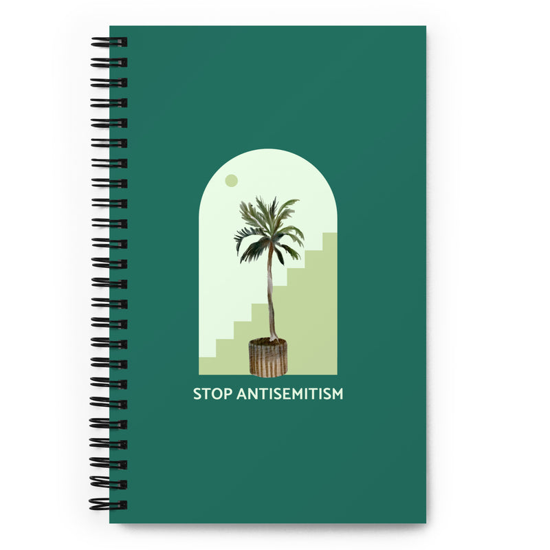Stop Antisemitism | Plants & Flowers Edition | Spiral Notebook