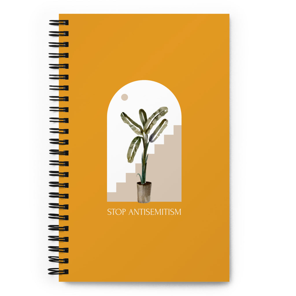 Stop Antisemitism | Plants & Flowers Edition | Spiral Notebook
