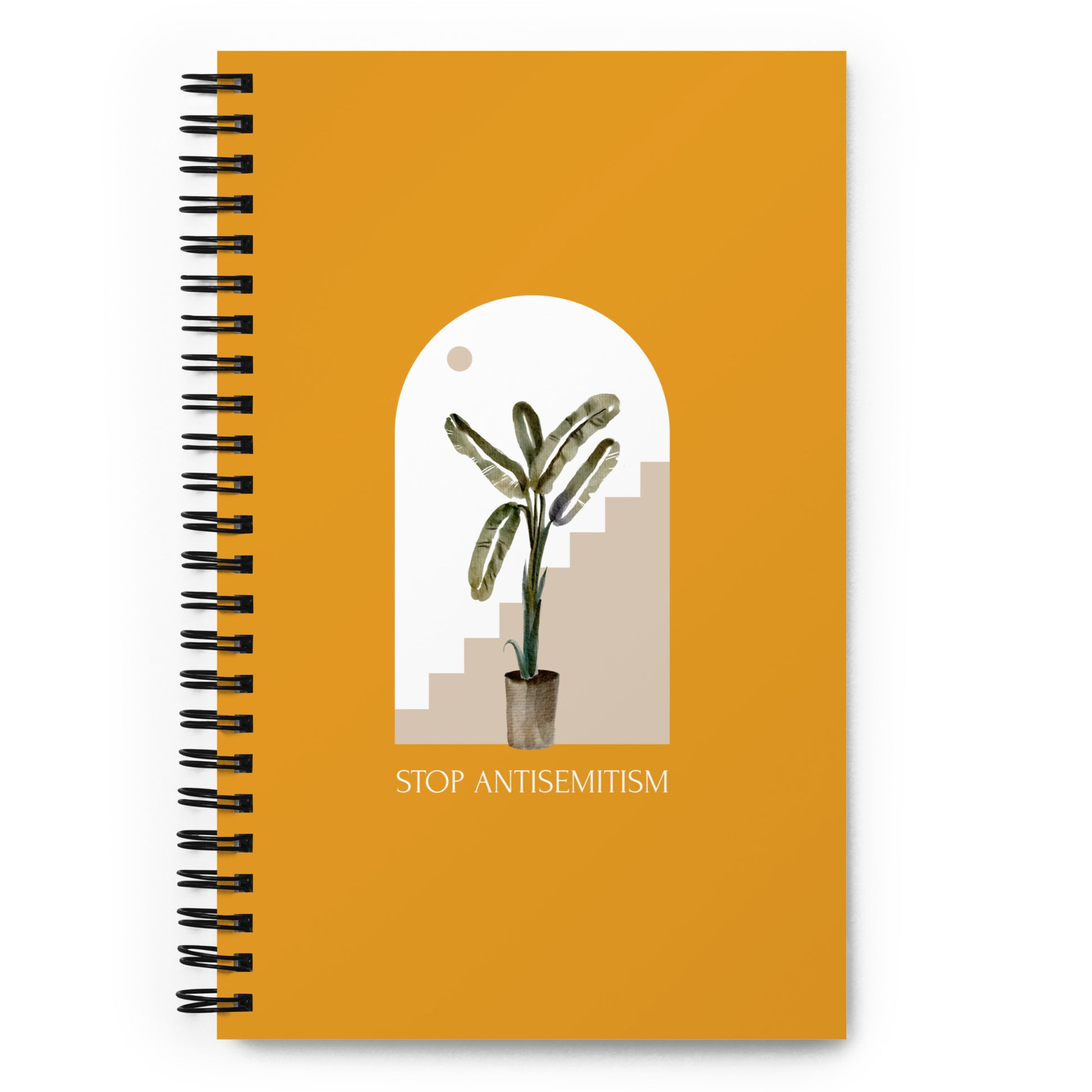 Stop Antisemitism | Plants & Flowers Edition | Spiral Notebook