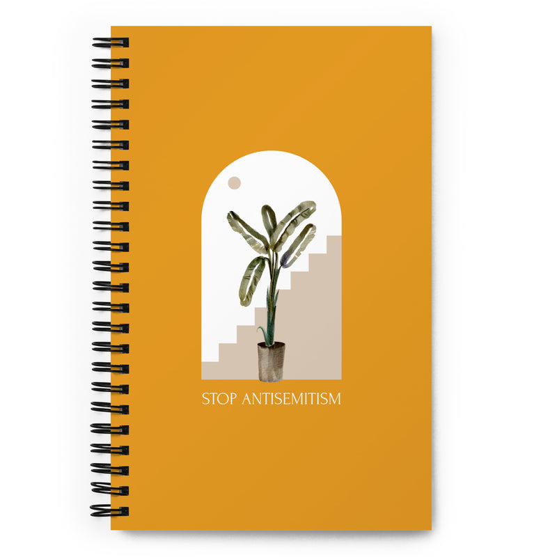 Stop Antisemitism | Plants & Flowers Edition | Spiral Notebook