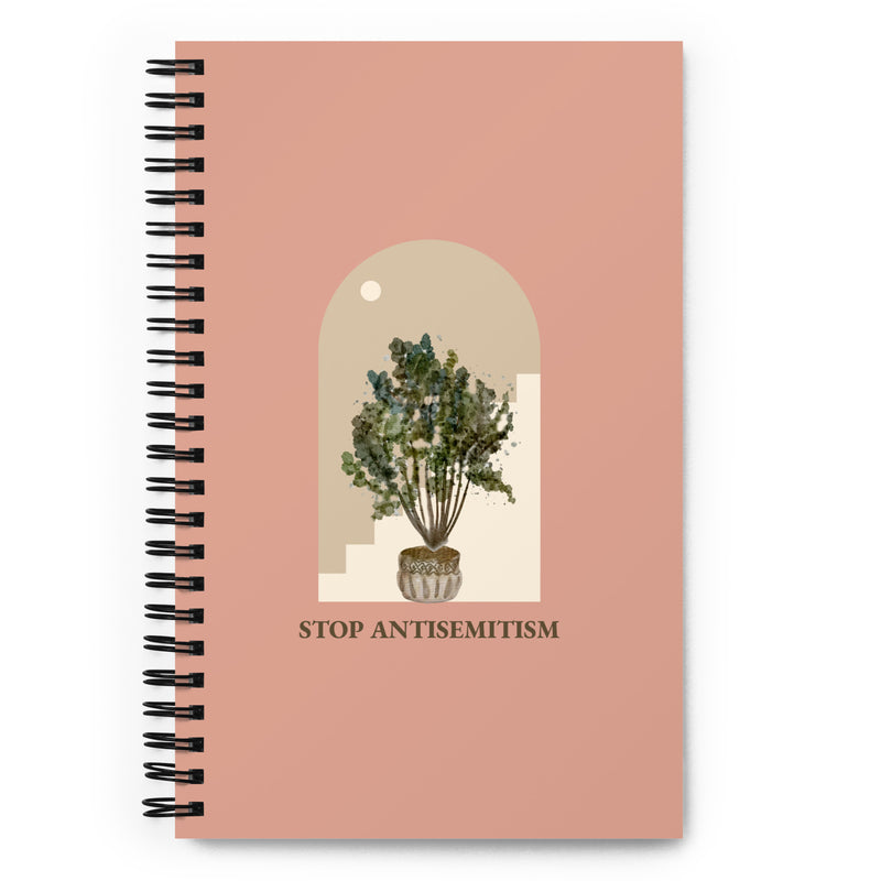 Stop Antisemitism | Plants & Flowers Edition | Spiral Notebook