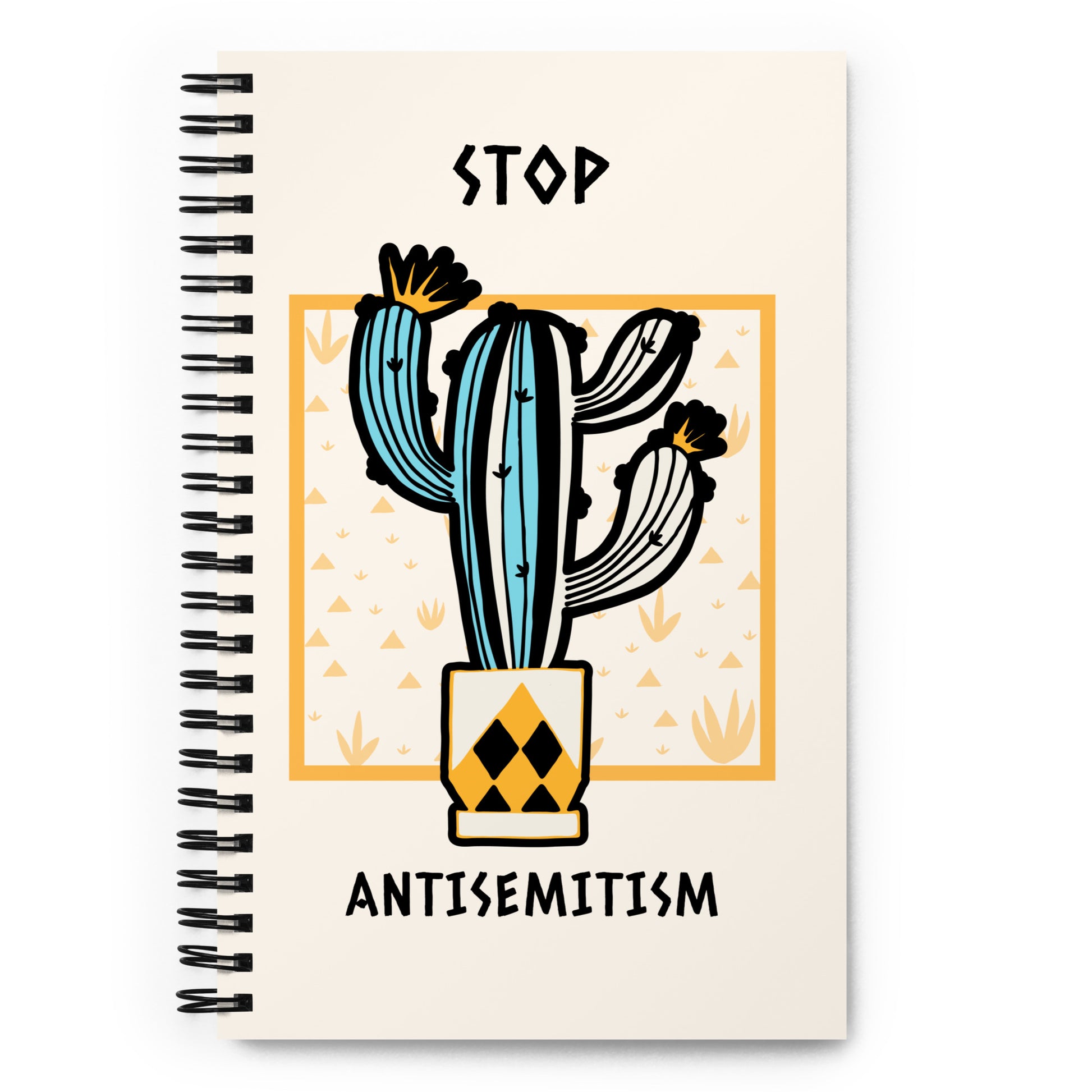 Stop Antisemitism | Plants & Flowers Edition | Spiral Notebook