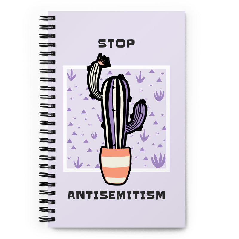 Stop Antisemitism | Plants & Flowers Edition | Spiral Notebook