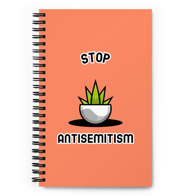 Stop Antisemitism | Plants & Flowers Edition | Spiral Notebook
