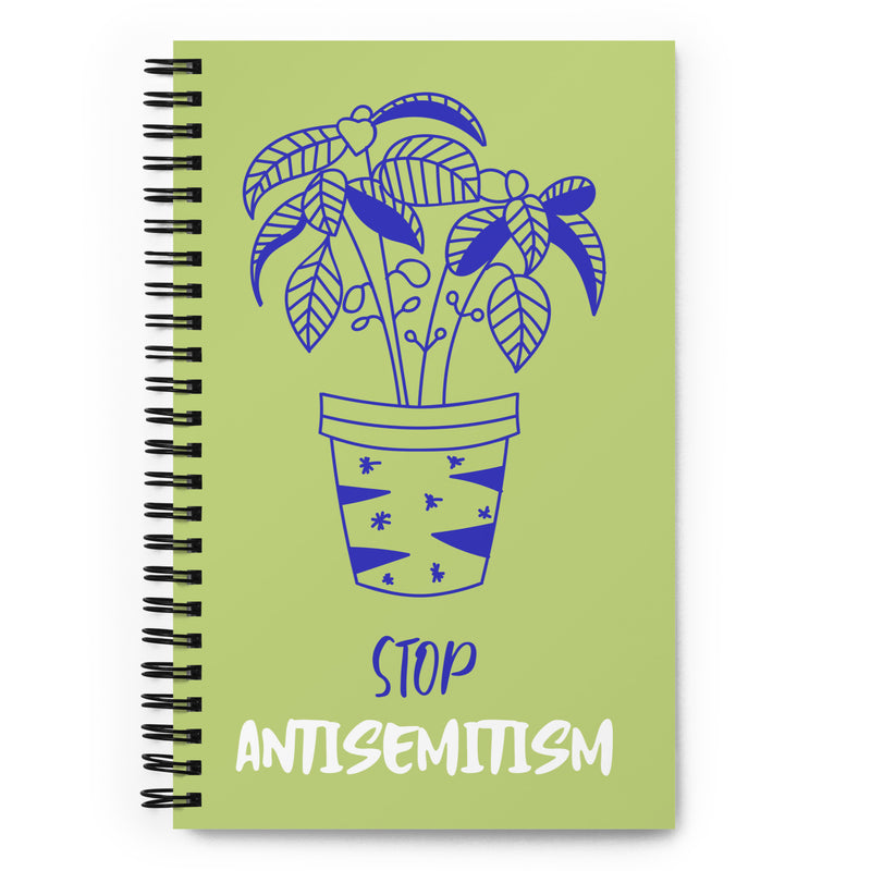Stop Antisemitism | Plants & Flowers Edition | Spiral Notebook