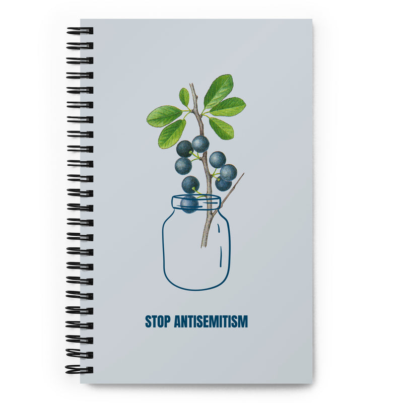Stop Antisemitism | Plants & Flowers Edition | Spiral Notebook