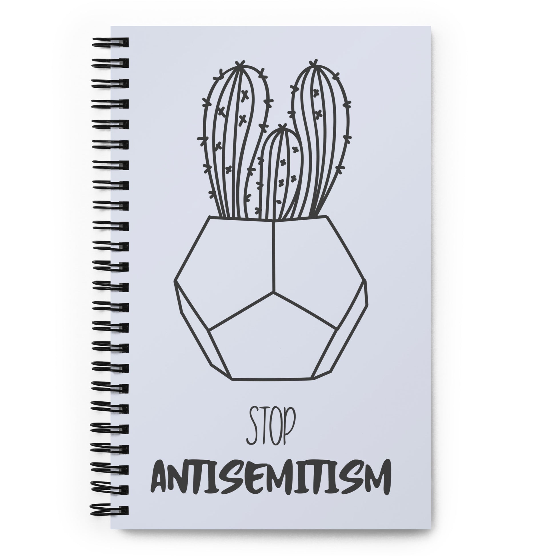Stop Antisemitism | Plants & Flowers Edition | Spiral Notebook