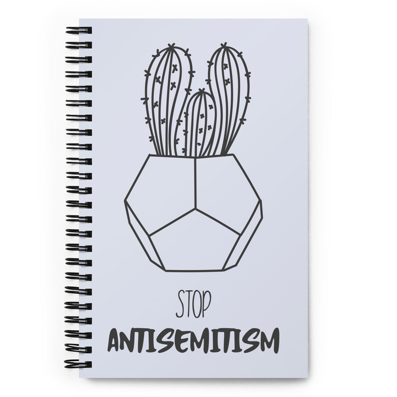 Stop Antisemitism | Plants & Flowers Edition | Spiral Notebook