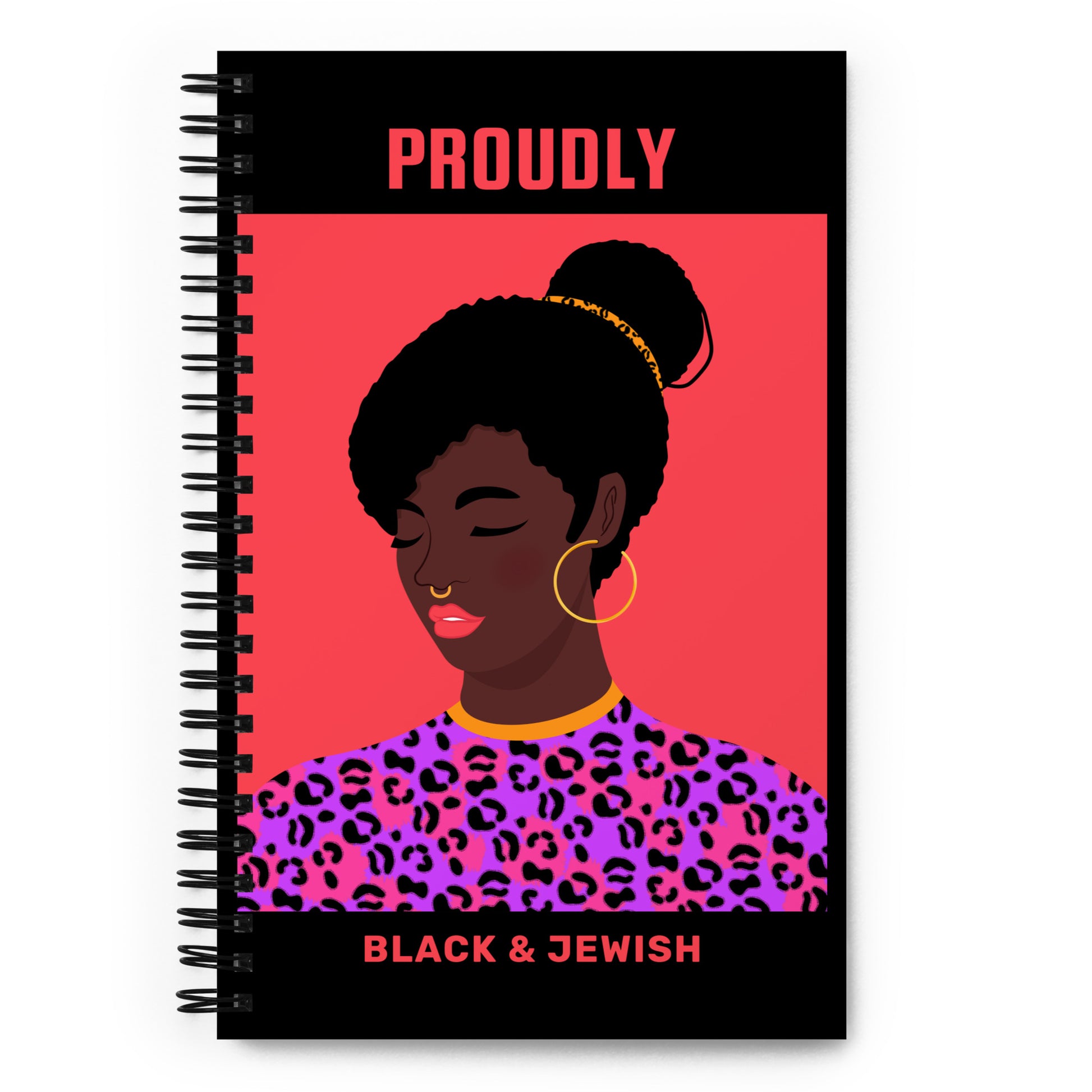 Black & Jewish Love | Spiral Notebook