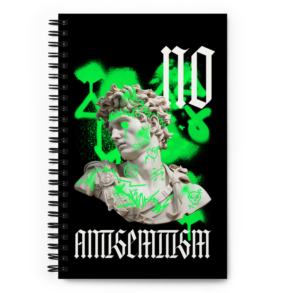 Graffiti Statue Anthem | No Antisemitism | Spiral Notebook
