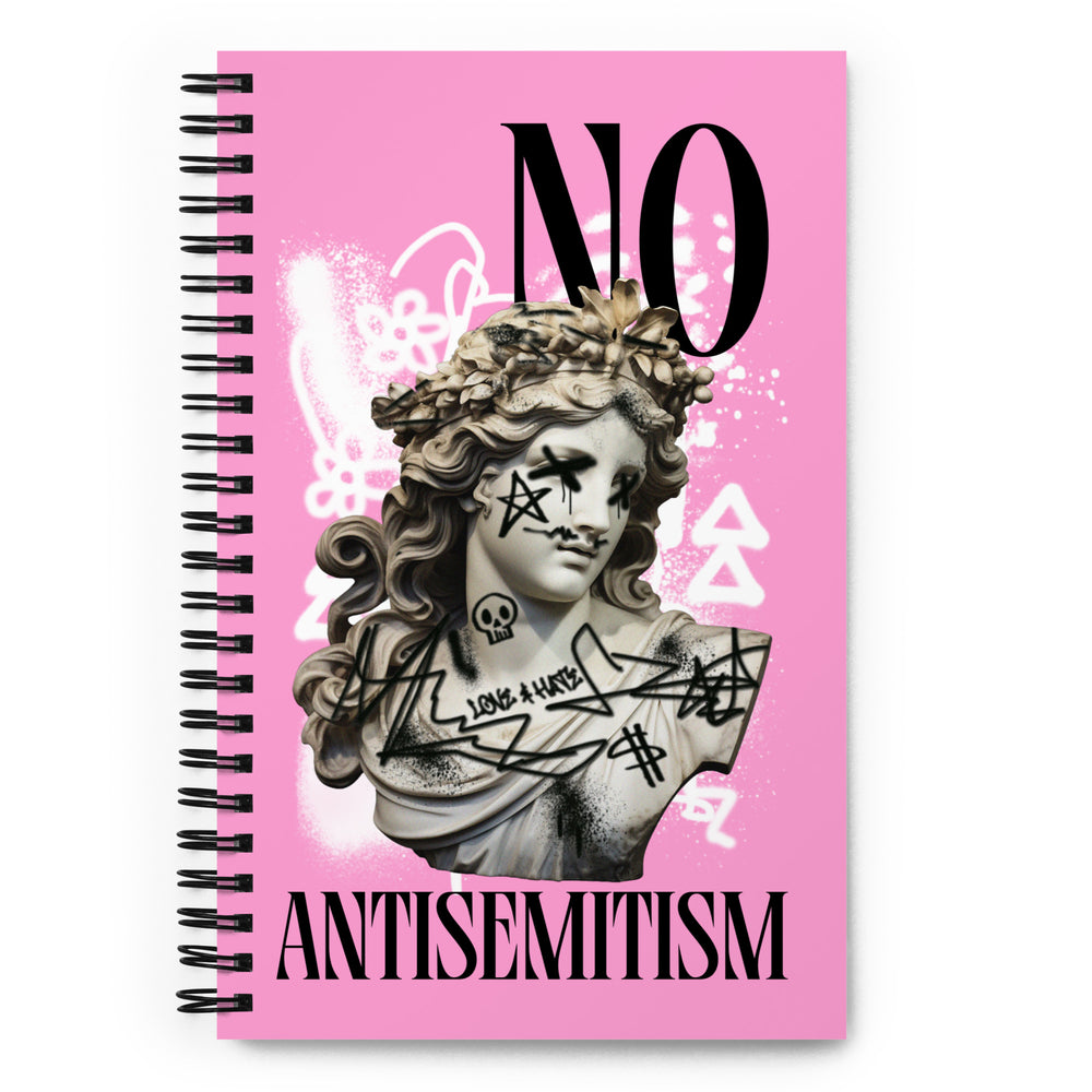 Graffiti Statue Anthem | No Antisemitism | Spiral Notebook
