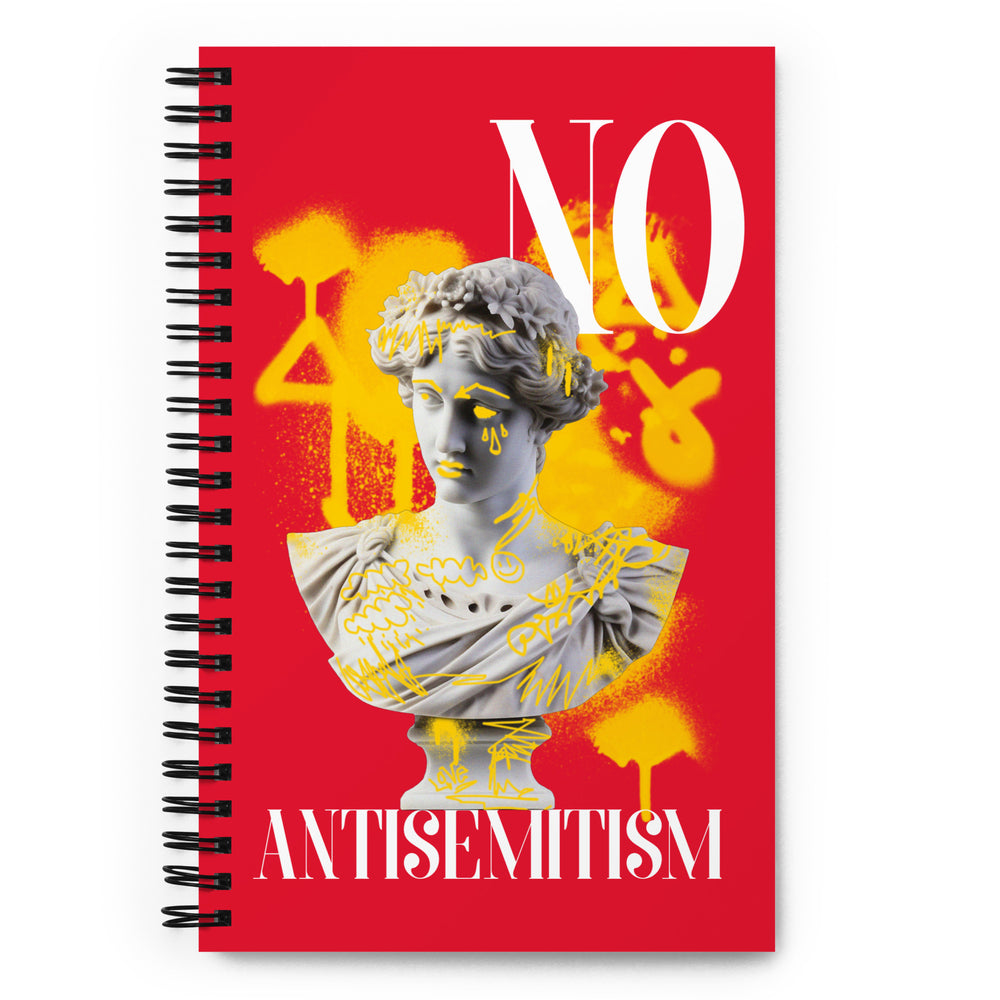 Graffiti Statue Anthem | No Antisemitism | Spiral Notebook