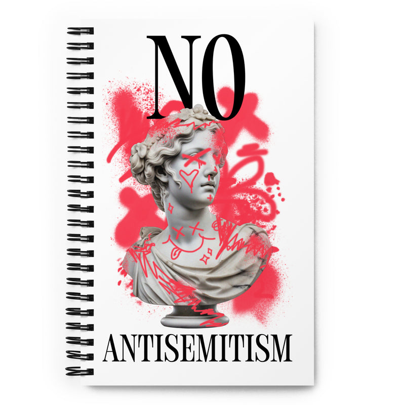 Graffiti Statue Anthem | No Antisemitism | Spiral Notebook