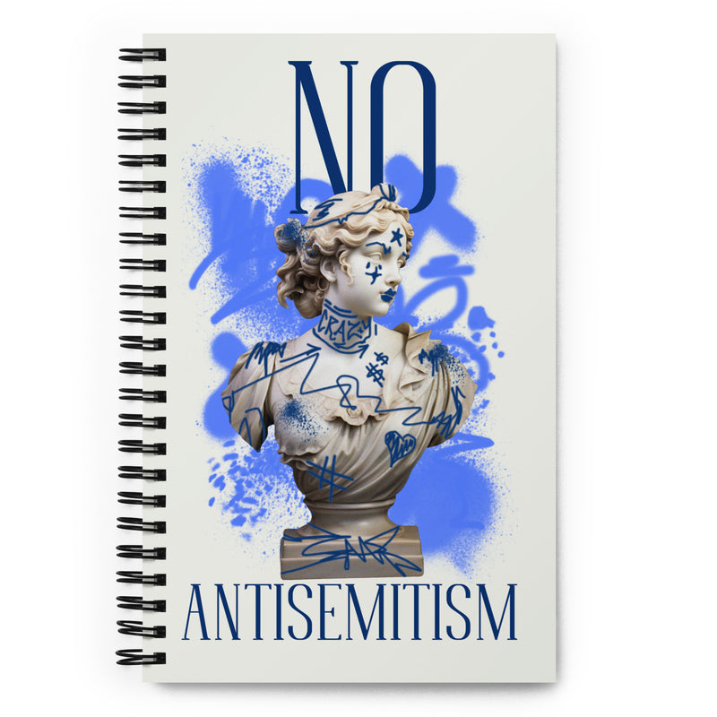 Graffiti Statue Anthem | No Antisemitism | Spiral Notebook