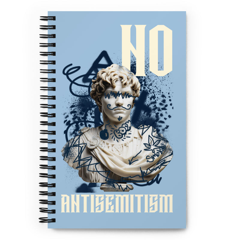 Graffiti Statue Anthem | No Antisemitism | Spiral Notebook