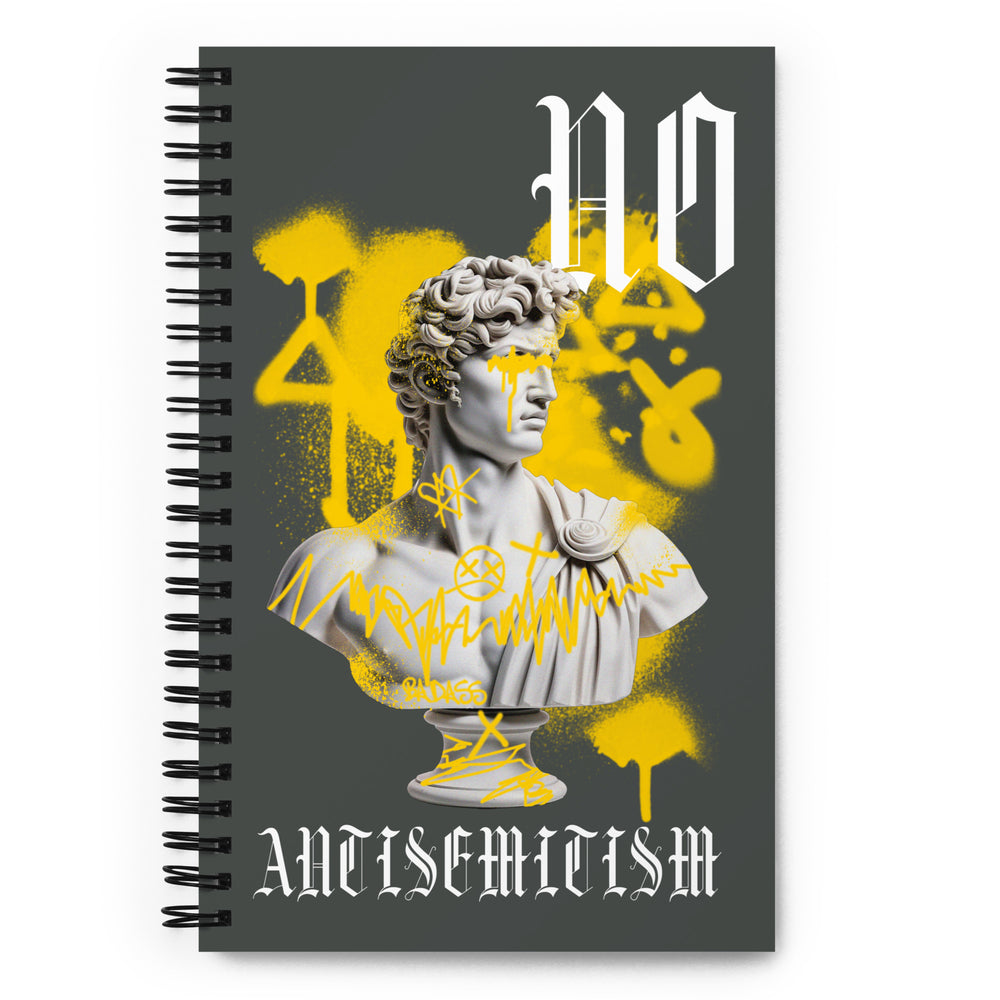 Graffiti Statue Anthem | No Antisemitism | Spiral Notebook