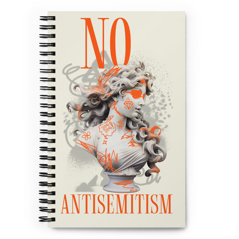 Graffiti Statue Anthem | No Antisemitism | Spiral Notebook
