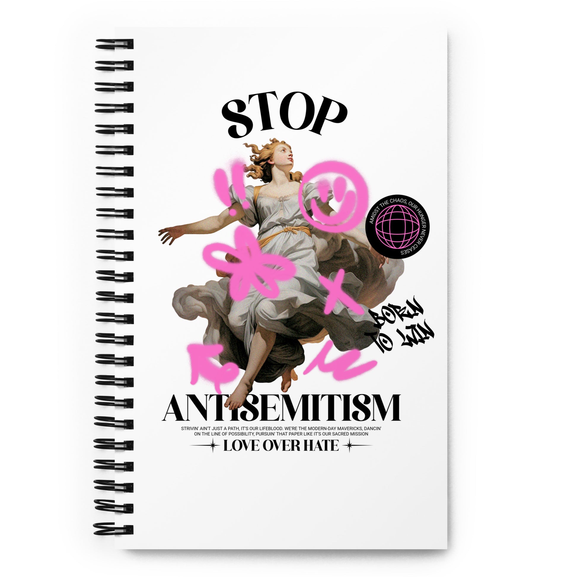 Classic Graffiti Fusion | Spiral Notebook