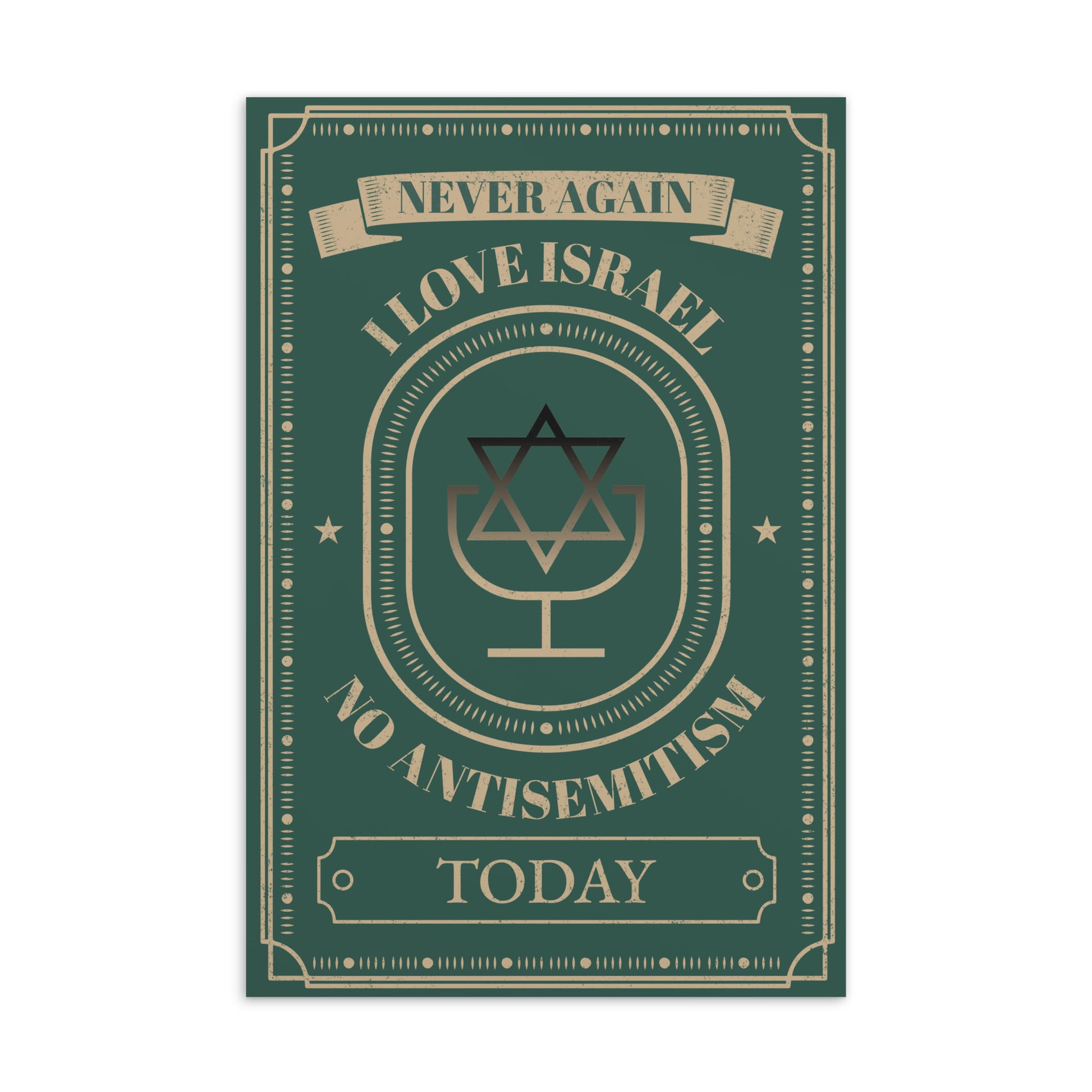 No Antisemitism | Standard Postcard Jouparty