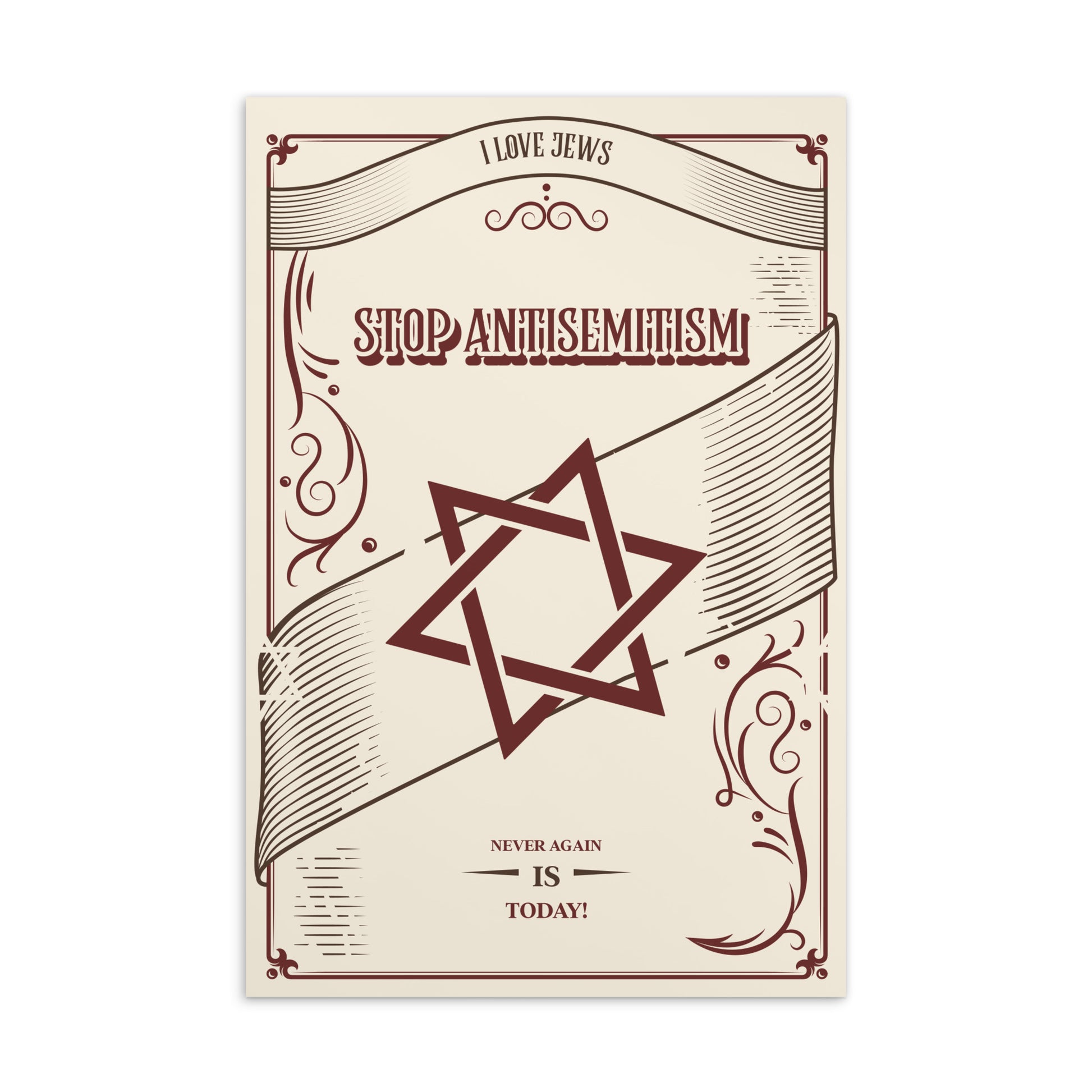 No Antisemitism | Standard Postcard Jouparty