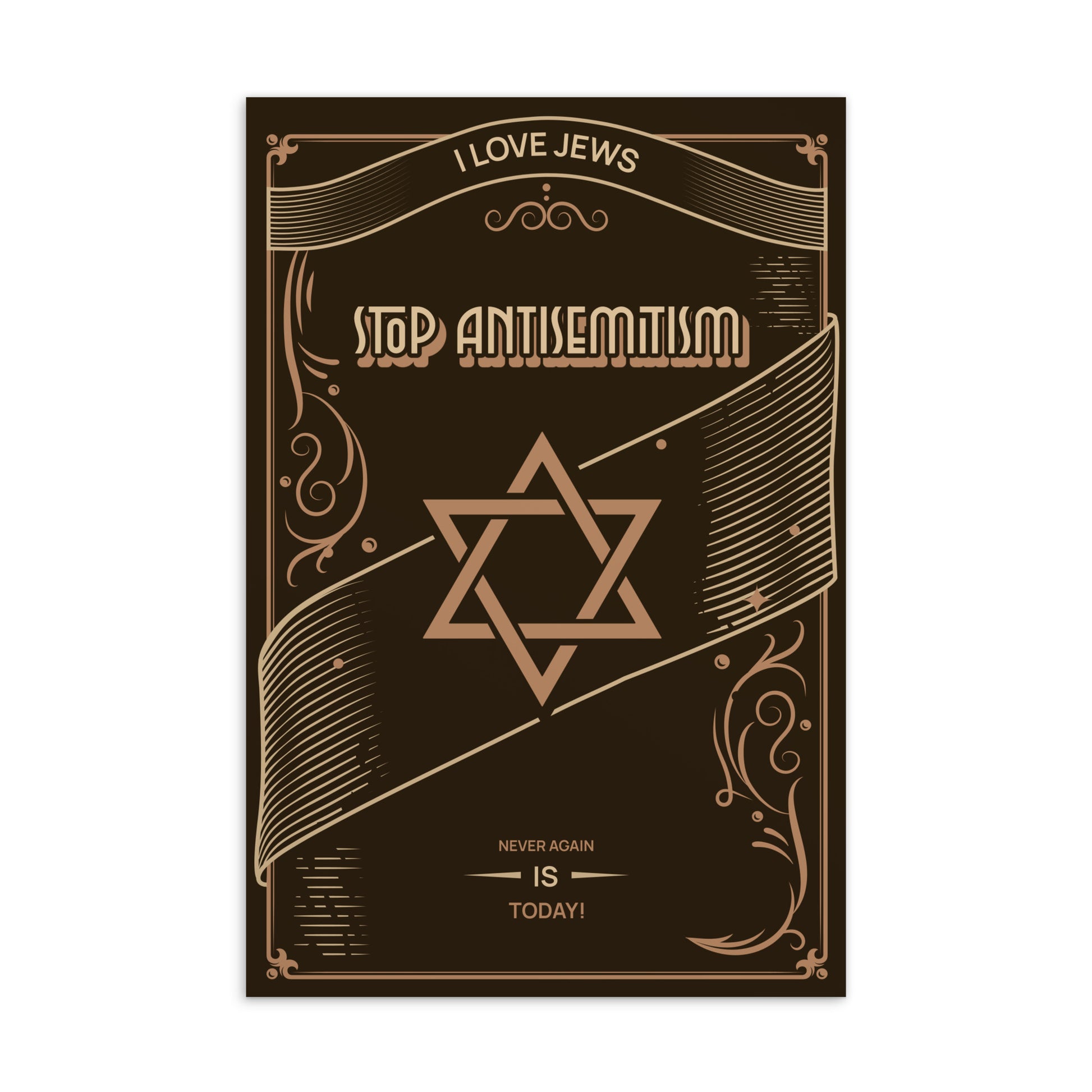 No Antisemitism | Standard Postcard Jouparty