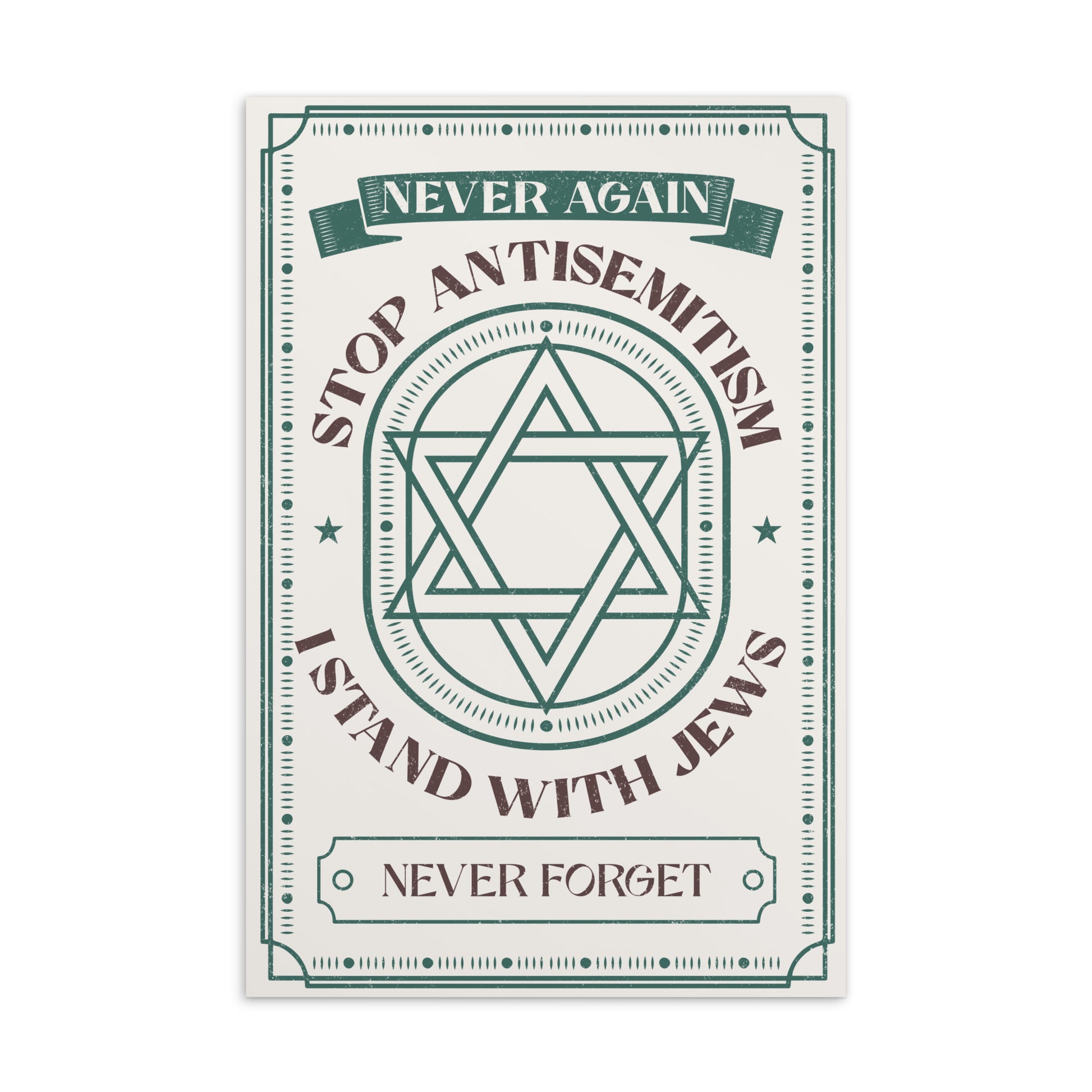 No Antisemitism | Standard Postcard