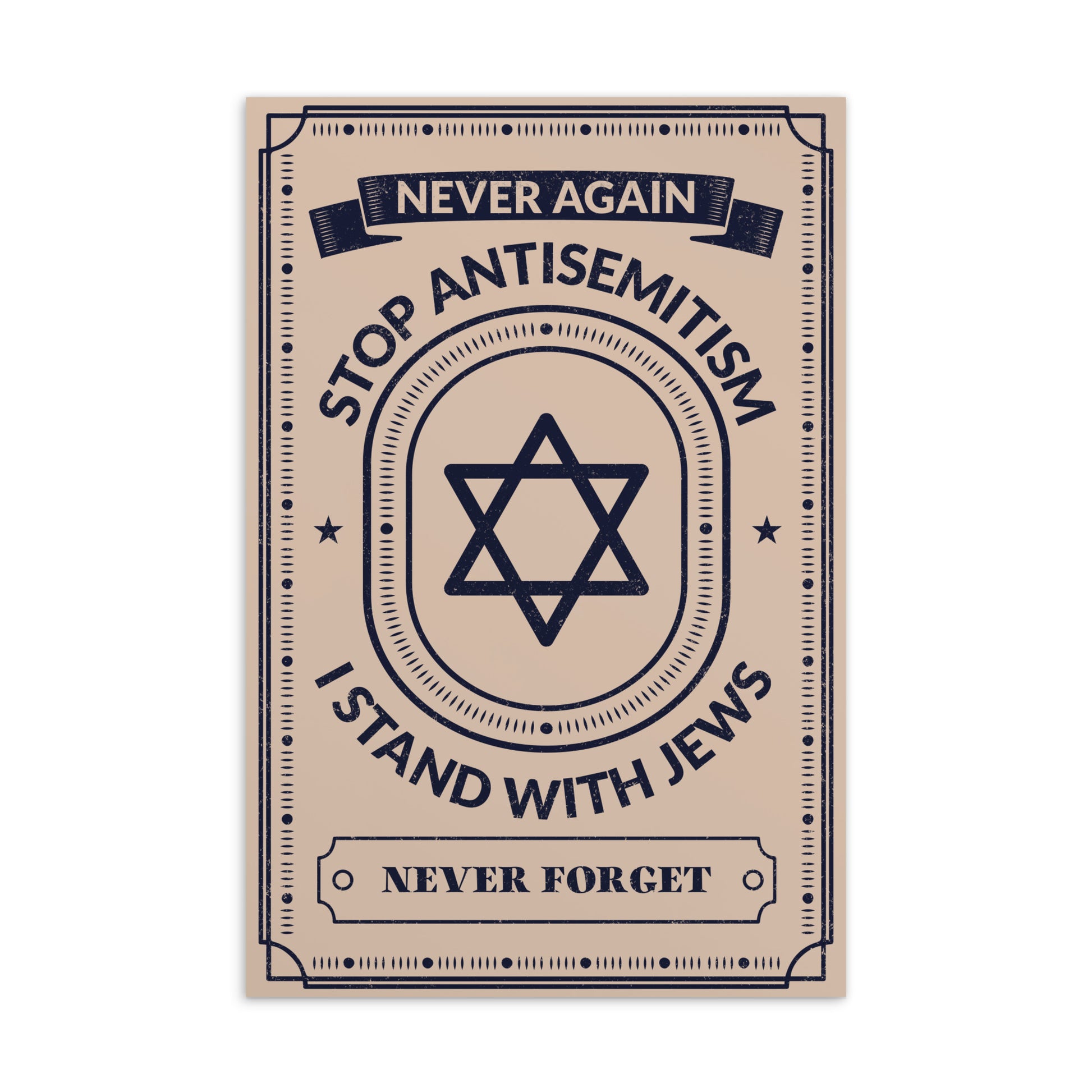 No Antisemitism | Standard Postcard Jouparty