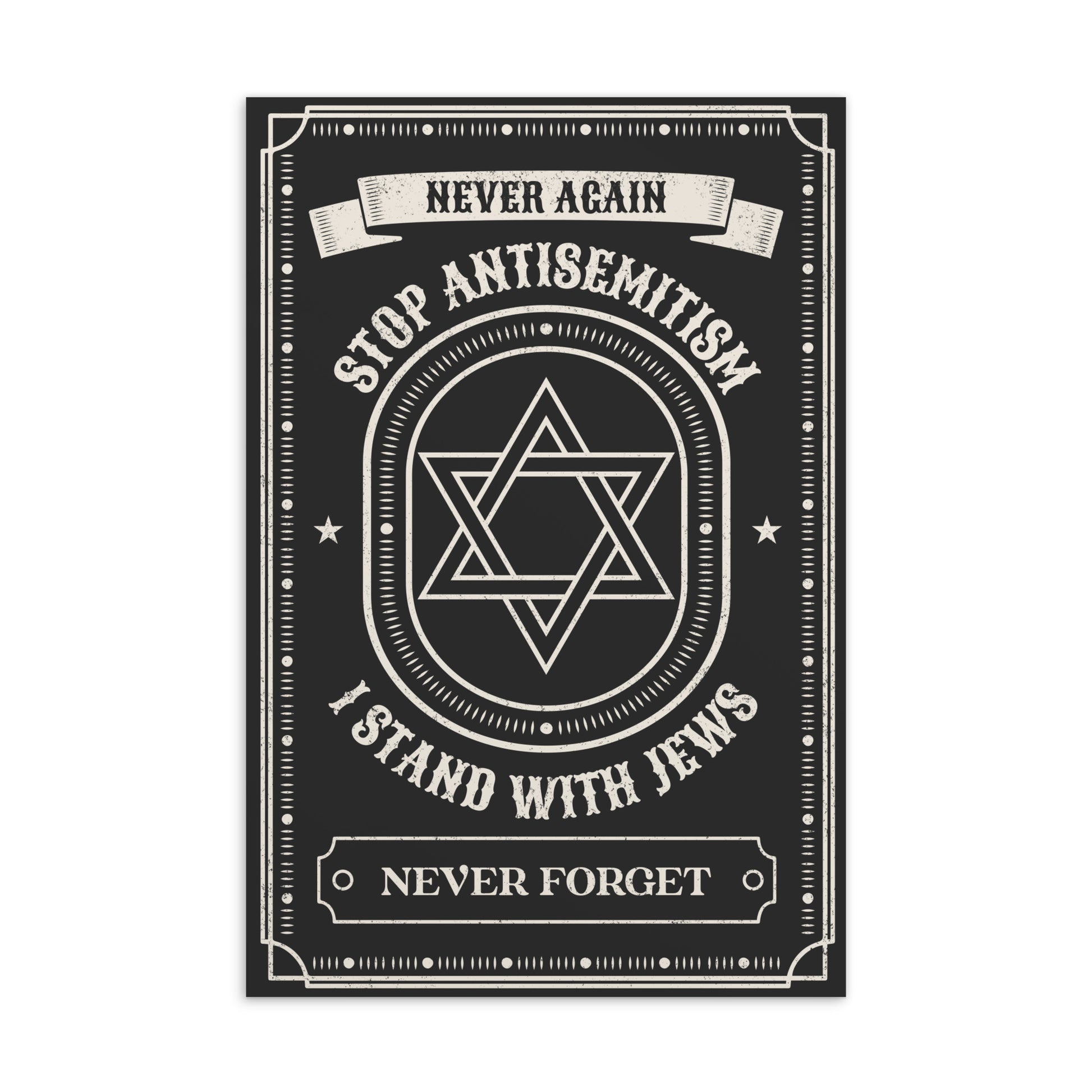 No Antisemitism | Standard Postcard Jouparty