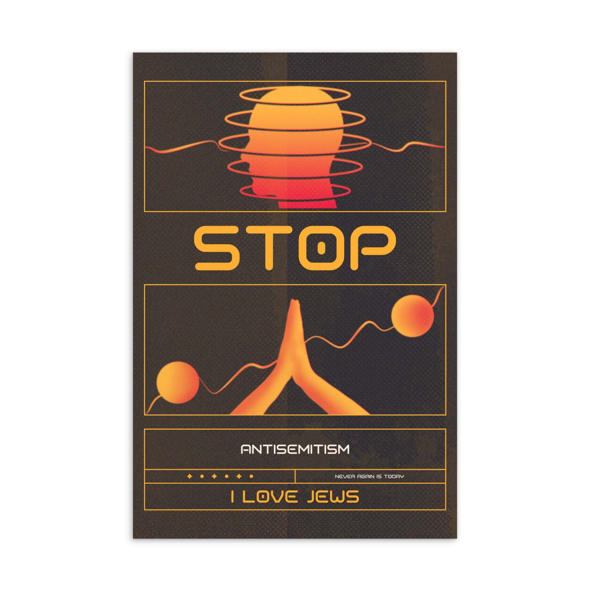 No Antisemitism | Standard Postcard Jouparty
