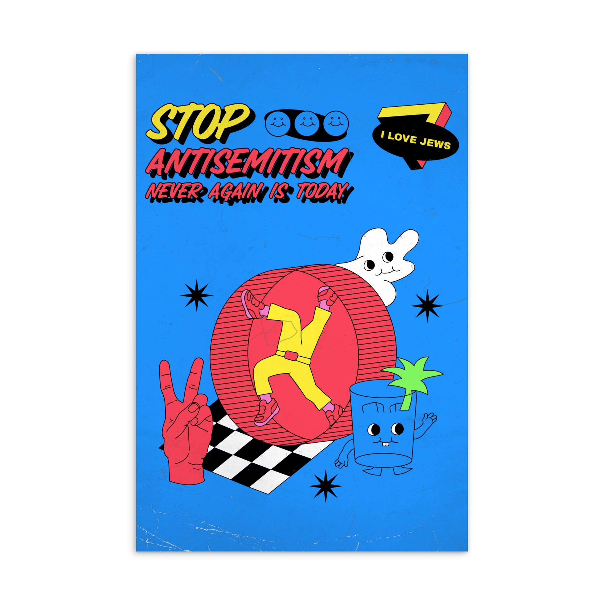 No Antisemitism | Standard Postcard Jouparty