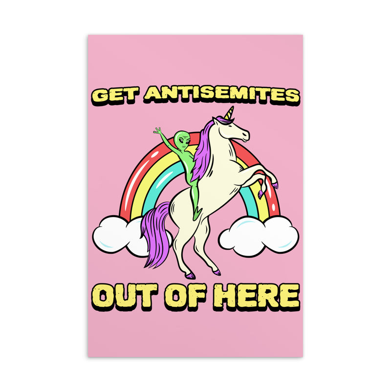 Get Alien Out | Pink Edition | Standard Postcard