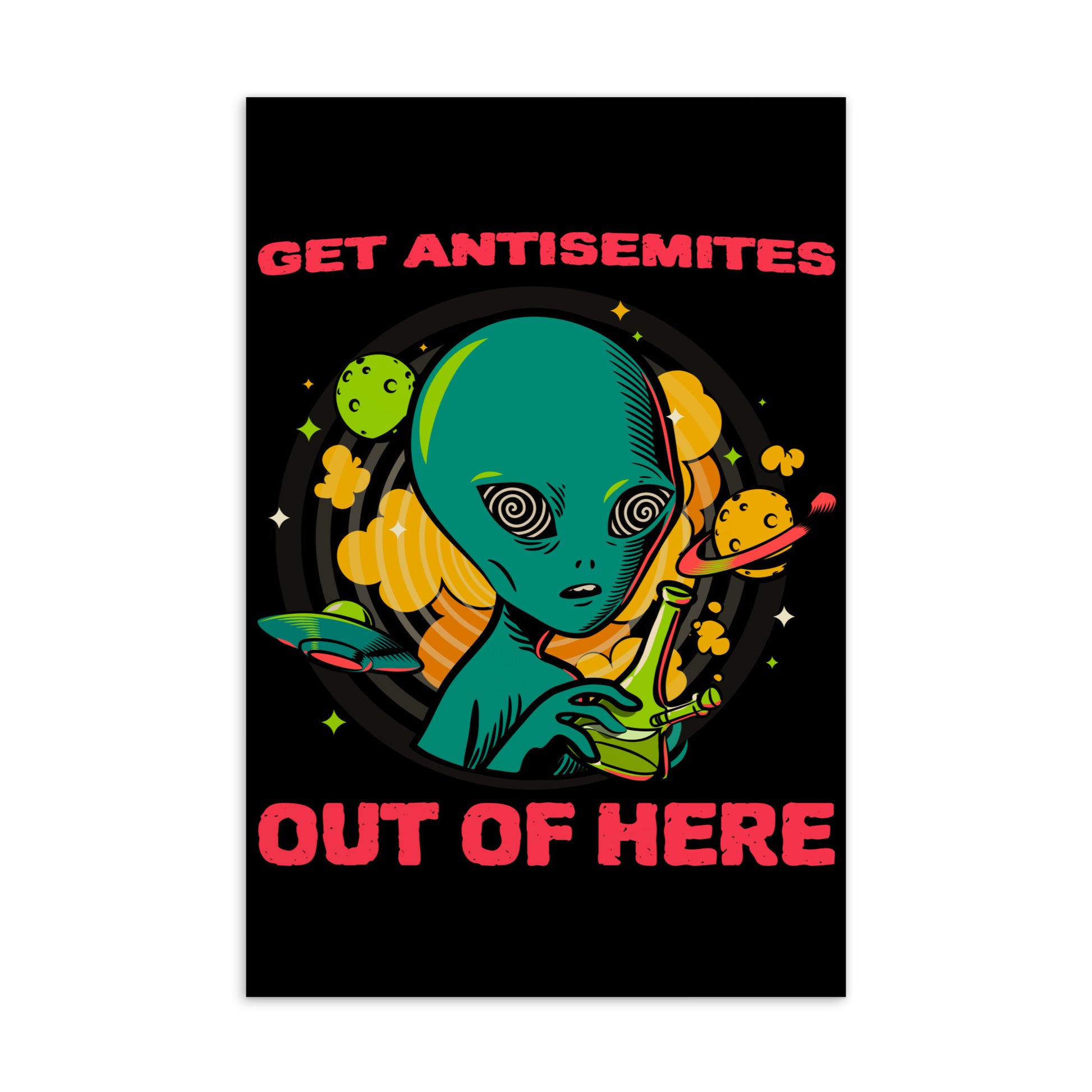 Get Alien Out | Antisemitism | Standard Postcard Jouparty