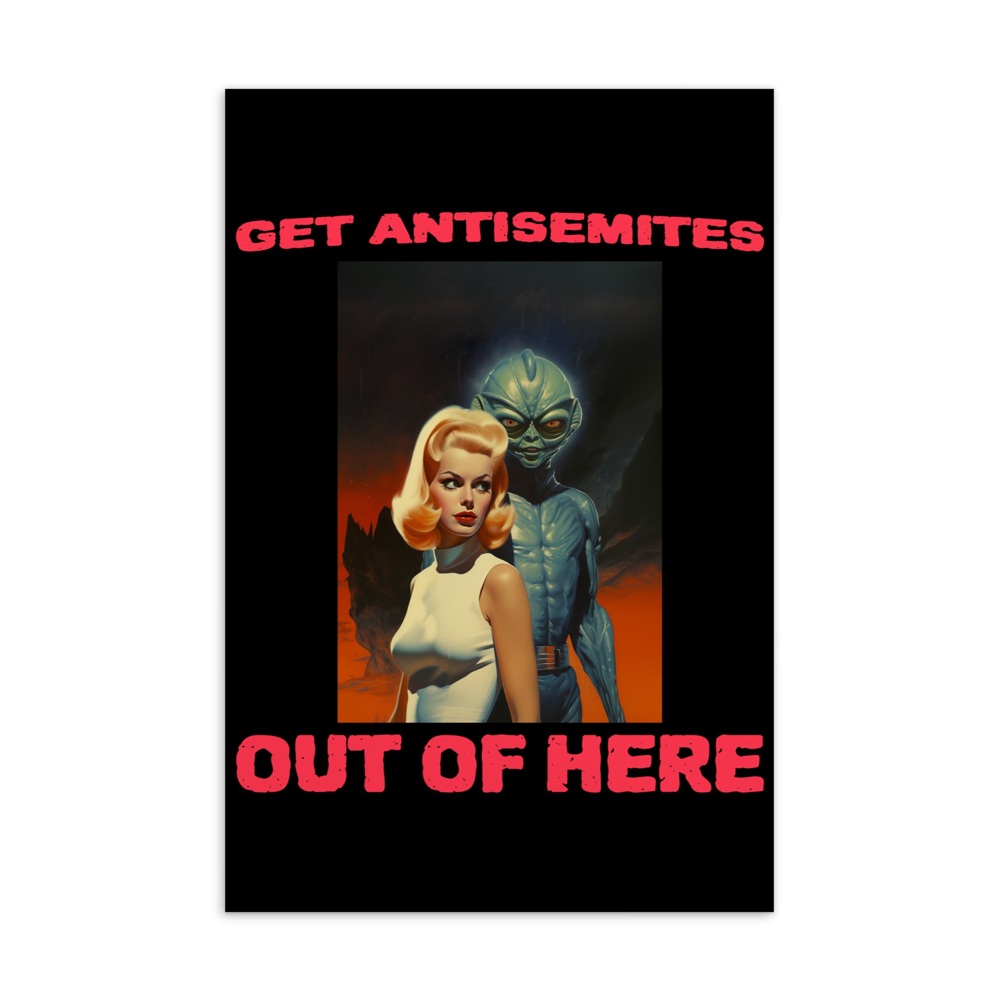 Get Alien Out | Antisemitism | Standard Postcard Jouparty