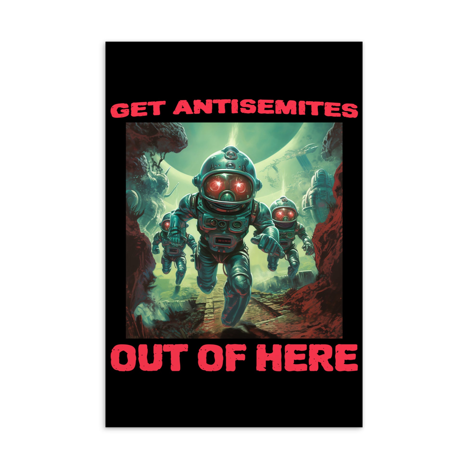 Get Alien Out | Antisemitism | Standard Postcard Jouparty