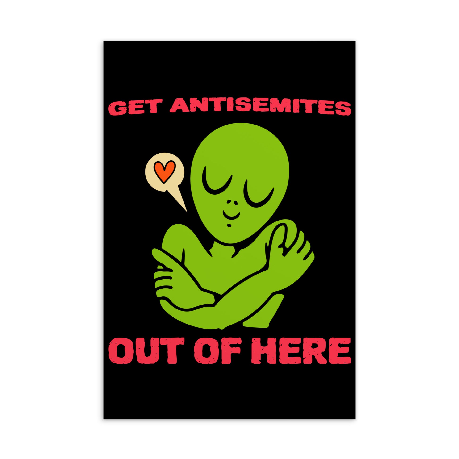 Get Alien Out | Antisemitism | Standard Postcard Jouparty