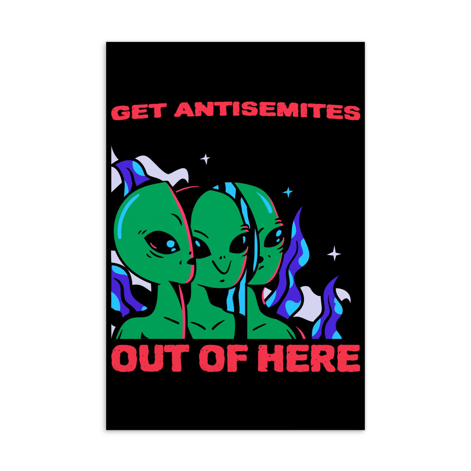 Get Alien Out | Antisemitism | Standard Postcard Jouparty