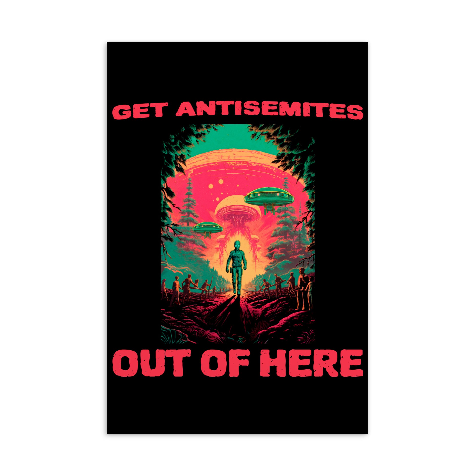 Get Alien Out | Antisemitism | Standard Postcard Jouparty