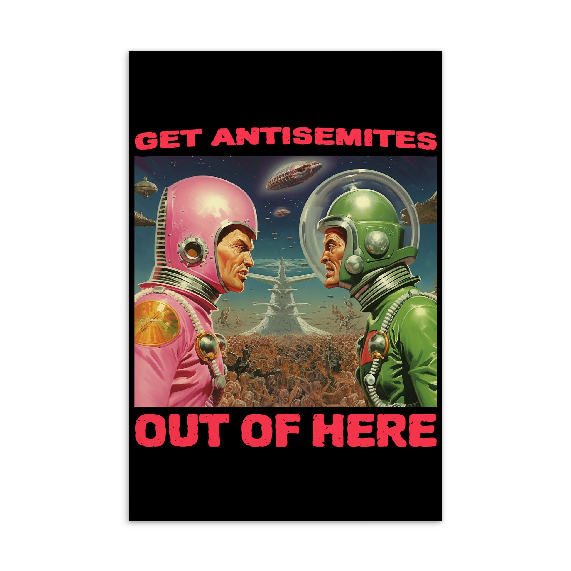 Get Alien Out | Antisemitism | Standard Postcard Jouparty