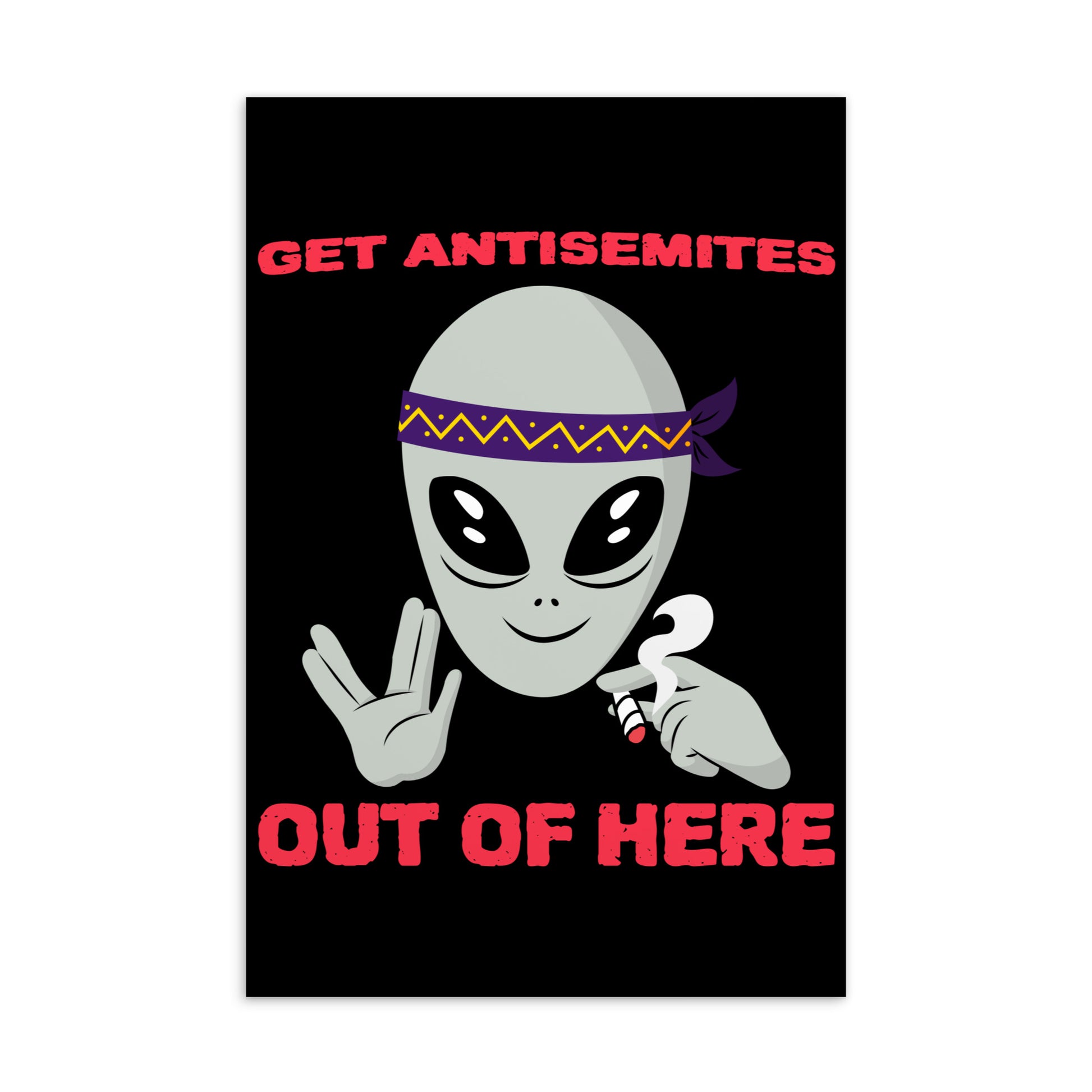 Get Alien Out | Antisemitism | Standard Postcard Jouparty