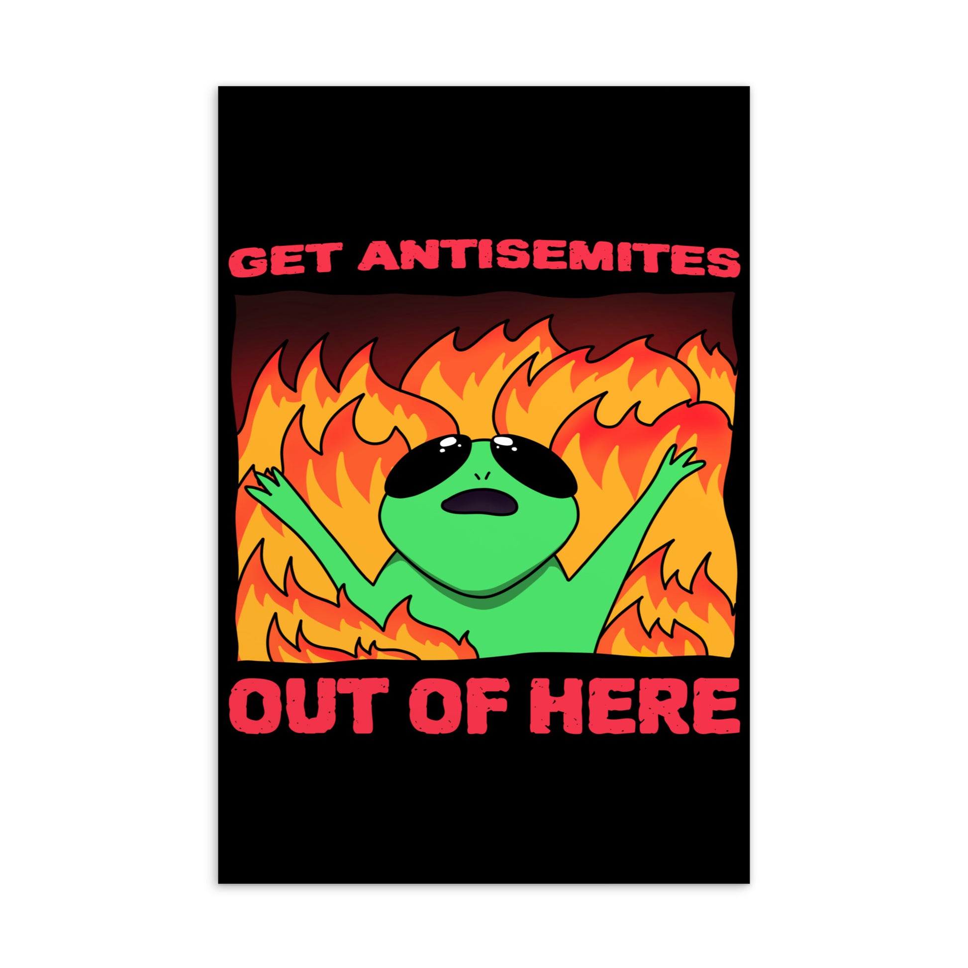 Get Alien Out | Antisemitism | Standard Postcard Jouparty