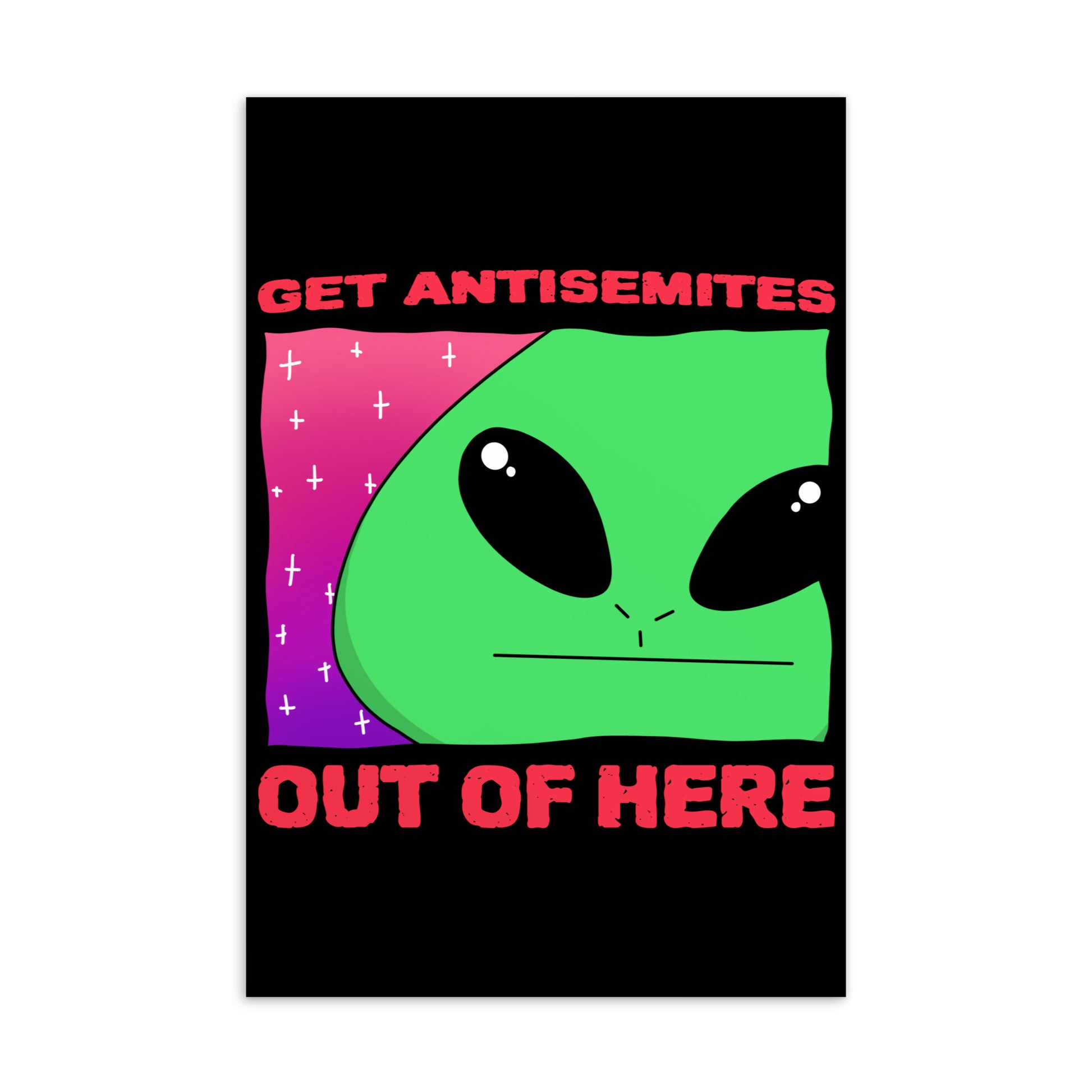 Get Alien Out | Antisemitism | Standard Postcard Jouparty