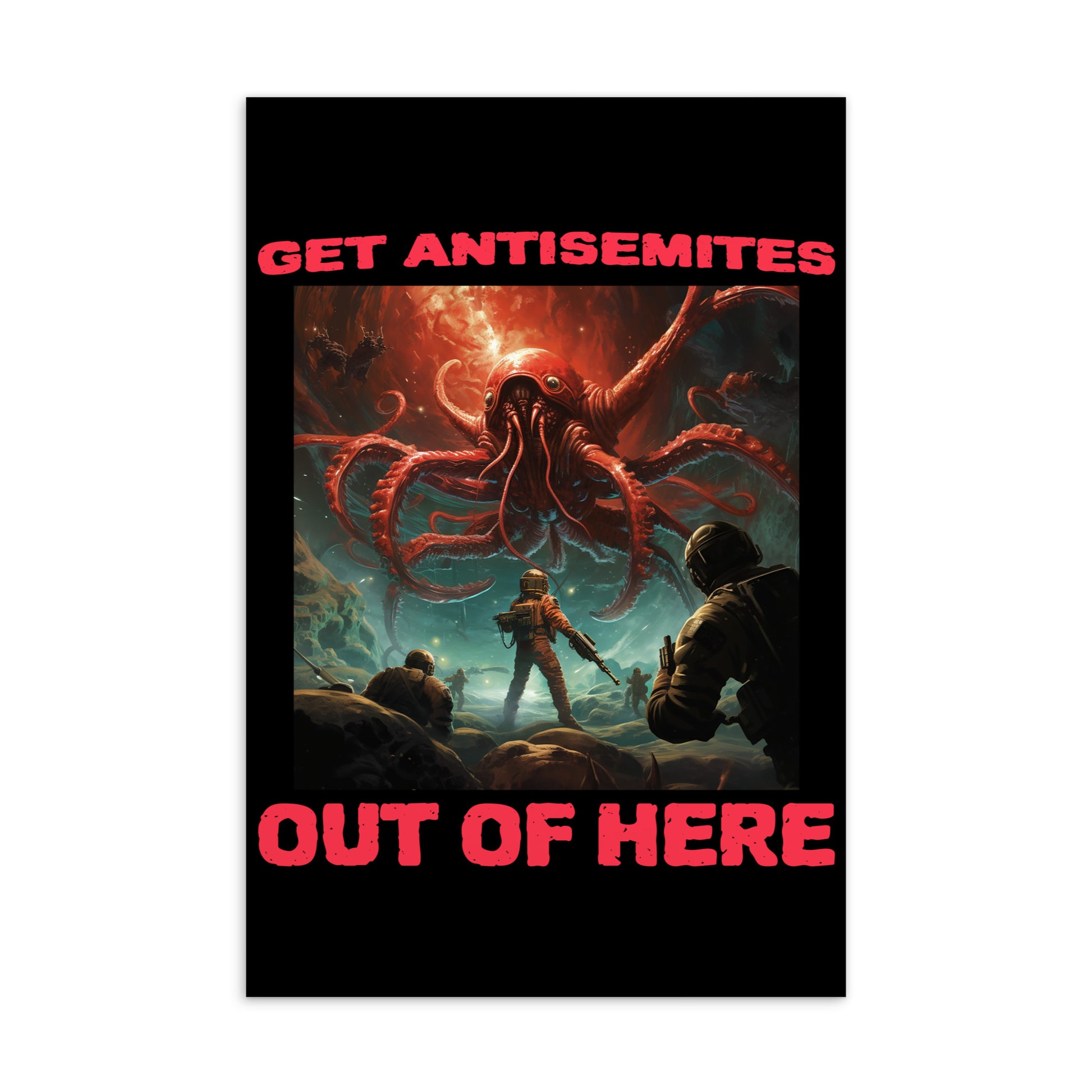 Get Alien Out | Antisemitism | Standard Postcard Jouparty
