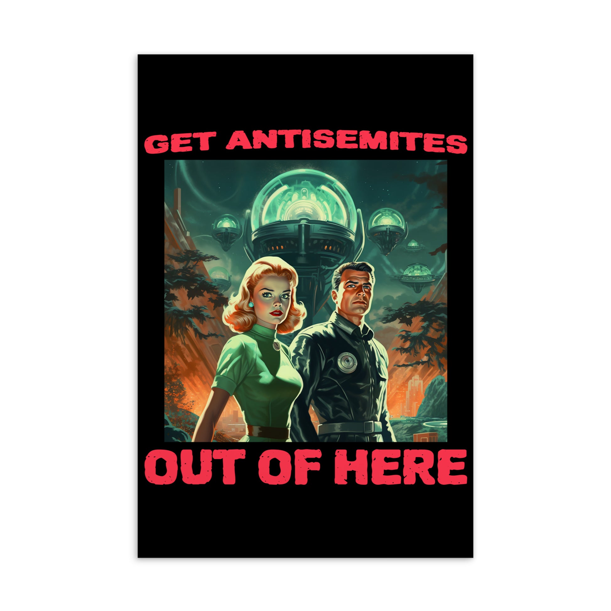 Get Alien Out | Antisemitism | Standard Postcard Jouparty