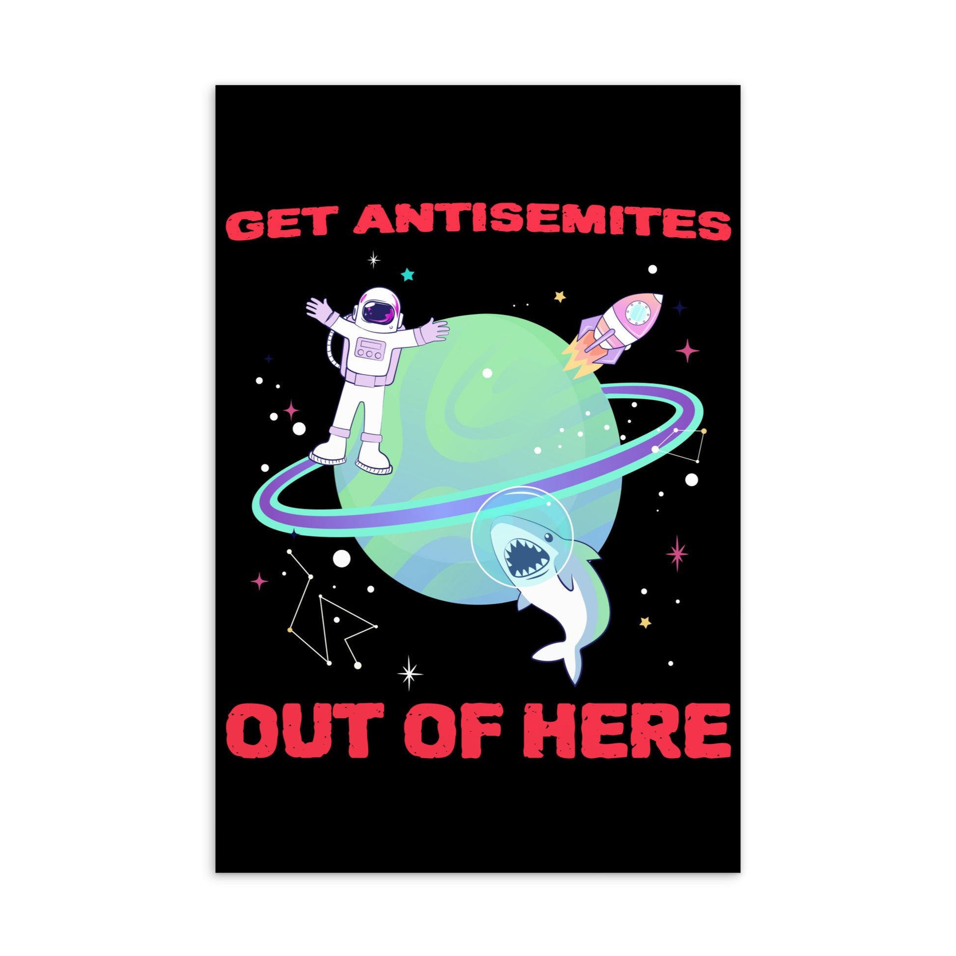 Get Alien Out | Antisemitism | Standard Postcard Jouparty