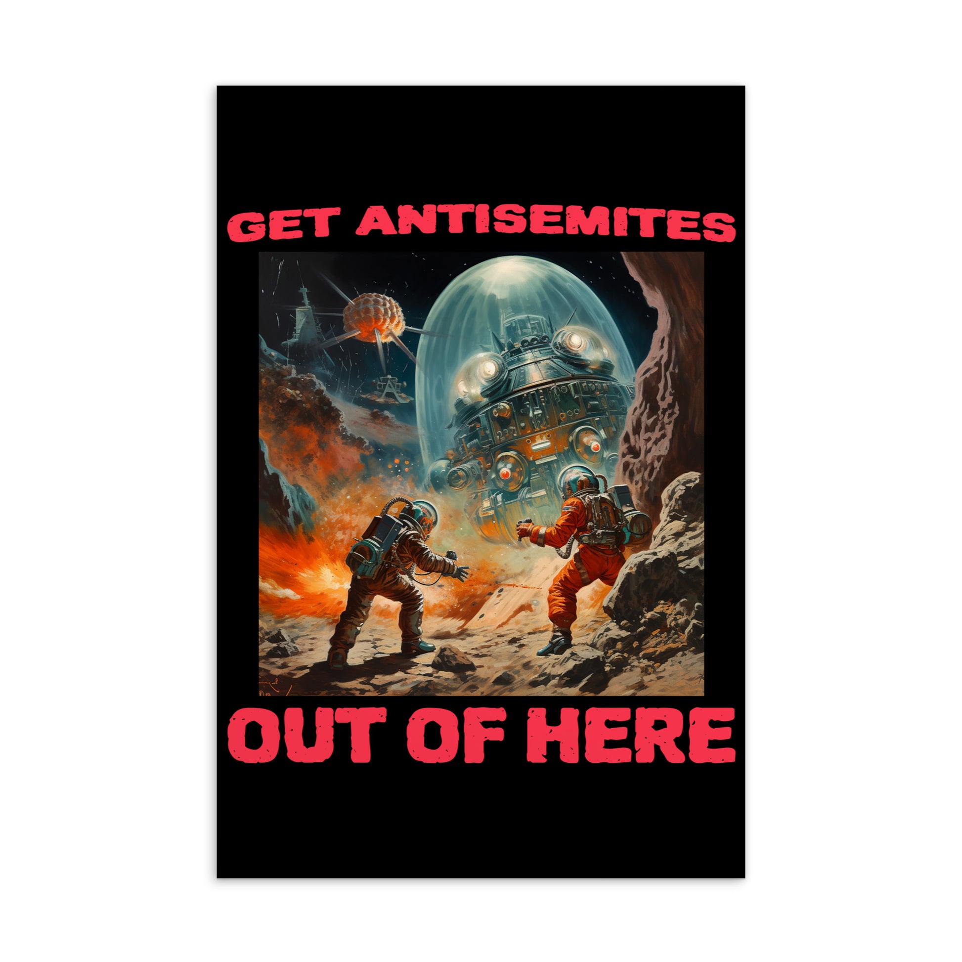 Get Alien Out | Antisemitism | Standard Postcard Jouparty